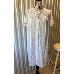 1970s Button-front Sheer Robe